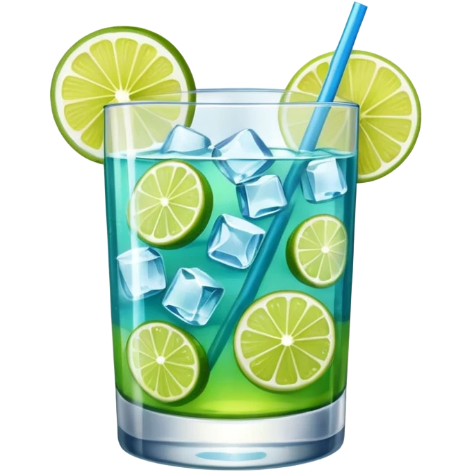 a glass of summer cocktail emoji