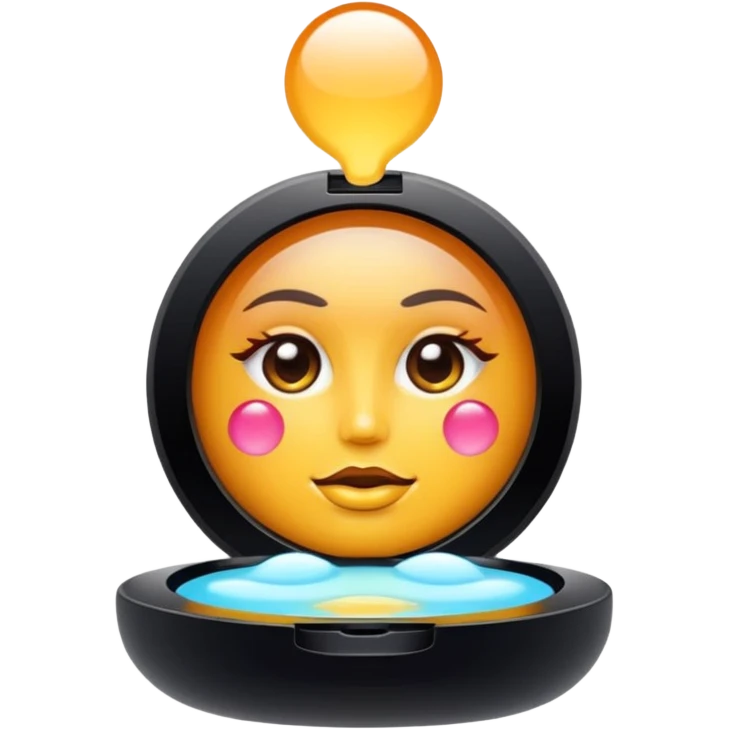 Base de maquillaje glowy emoji