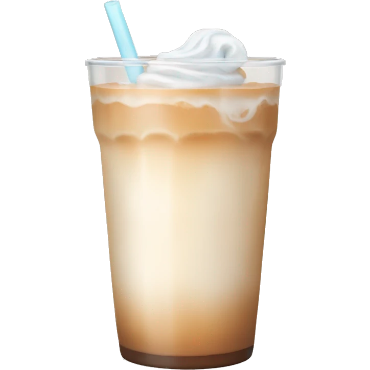 iced chai latte emoji
