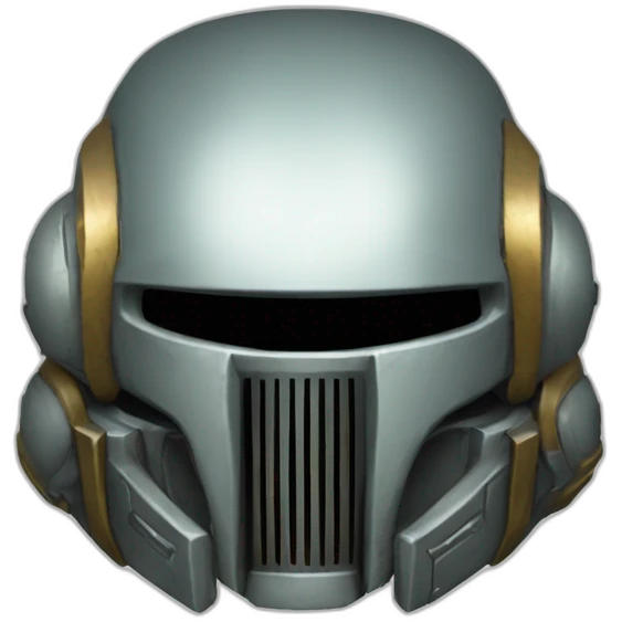 Space Marine full cyber helmet emoji