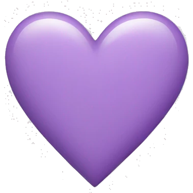 Light Purple Heart  emoji
