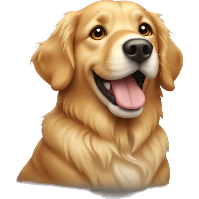 dog golden retriever emoji