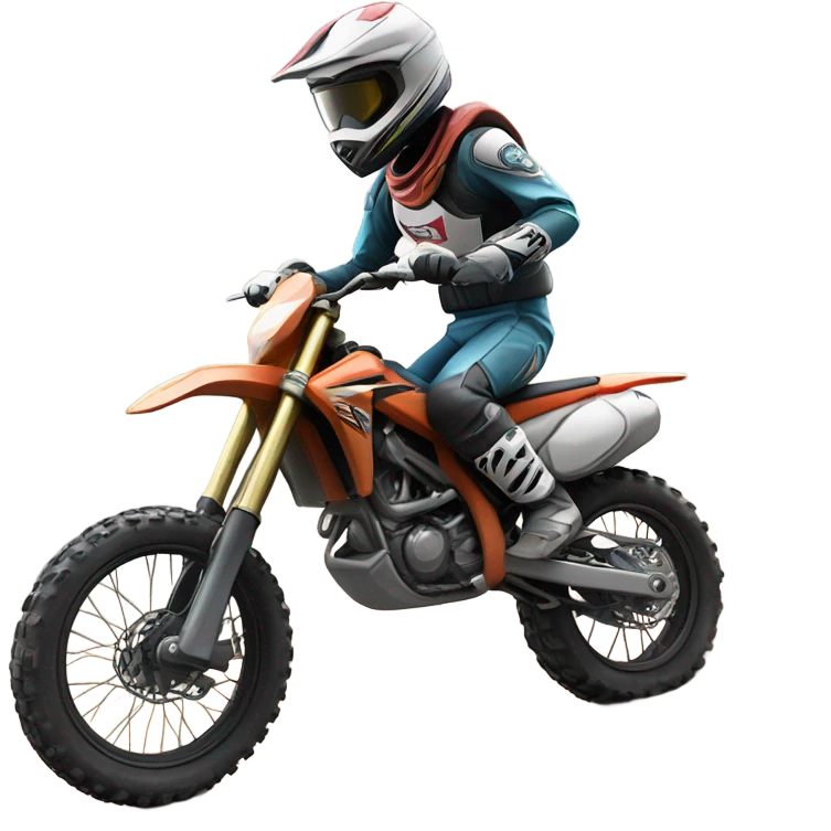 Enduro rider emoji