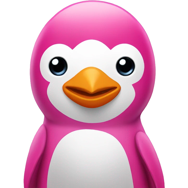 pink penguin emoji