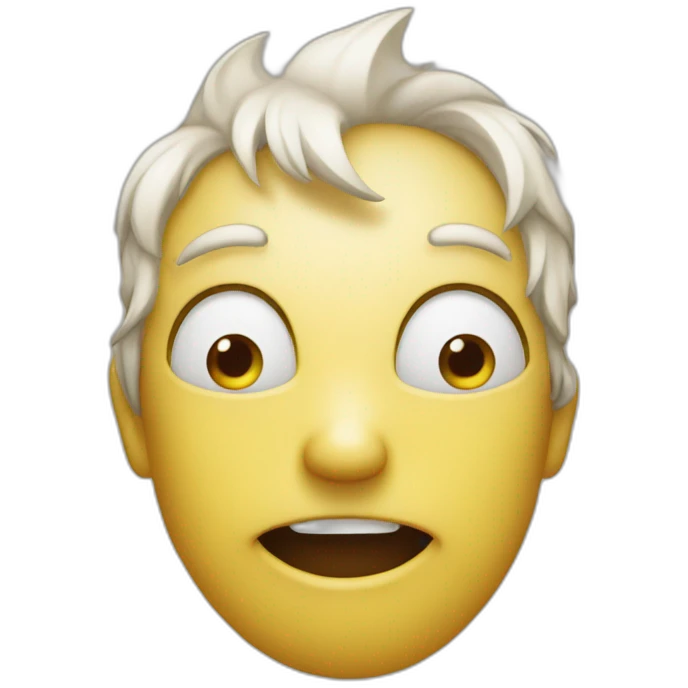 Smiley imploring emoji