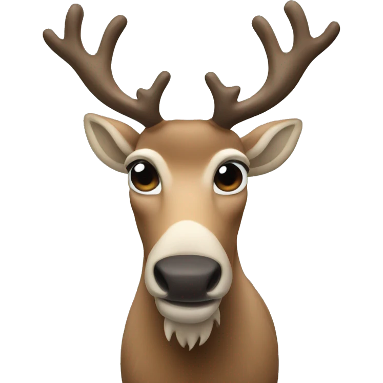 reindeer emoji