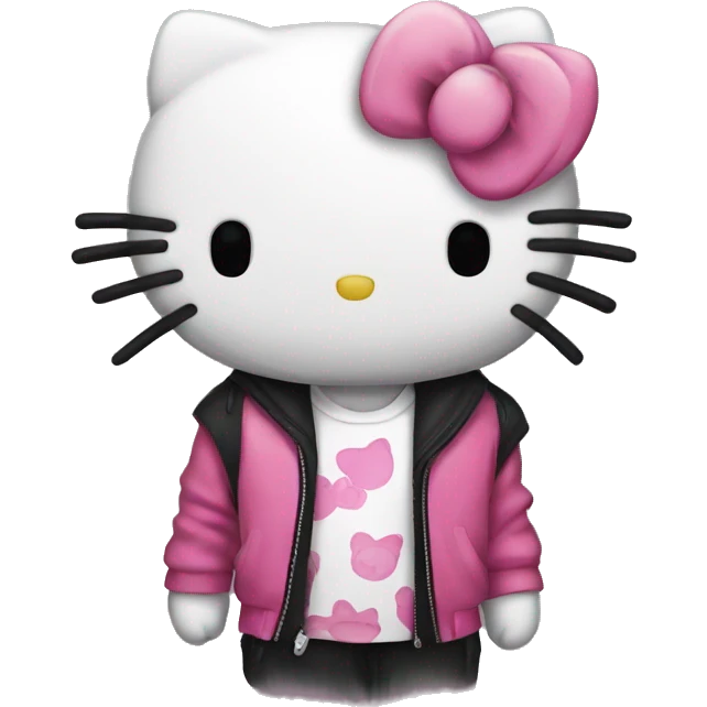 Hello kitty emo emoji
