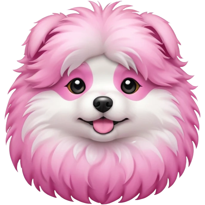 Dog pink emoji