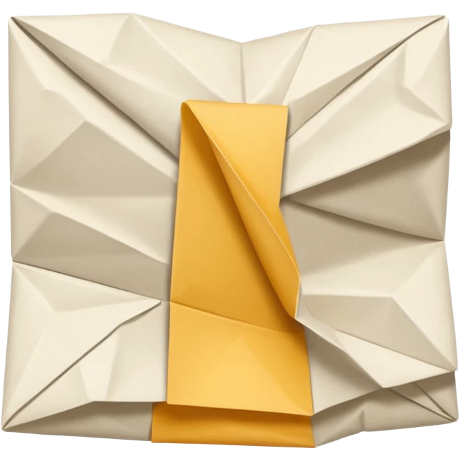 wrinkled paper emoji