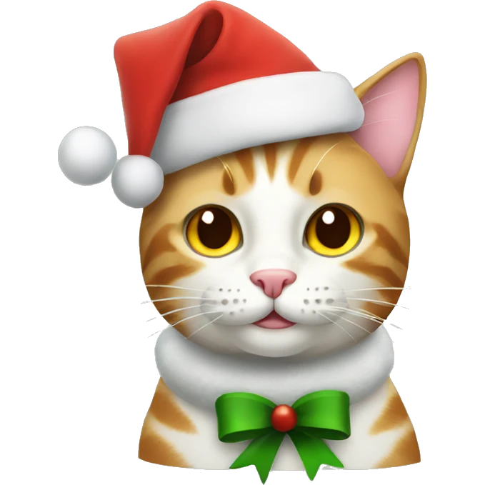 Christmas cat  emoji