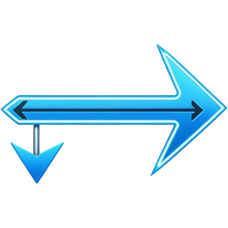 Create me an animated arrow that points down towards the bar emoji