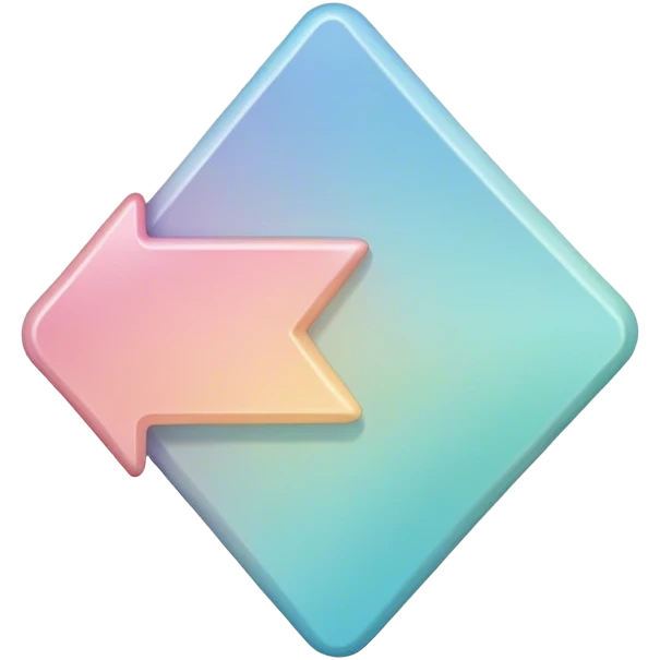 pastel button arrow emoji