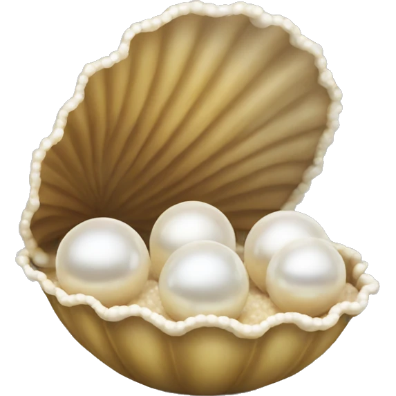 Clamshell with pearl inside emoji