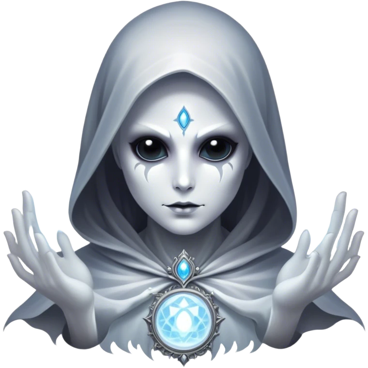 Cinematic and Ultra realistic 32k HD hauntingly beautiful specter with Balanced features, highly detailed, glowing with silver light, high shine, remembrance, a painting of white silver, fanciful, enchanting. The image is so lifelike it could leap off the canvas at any moment emoji