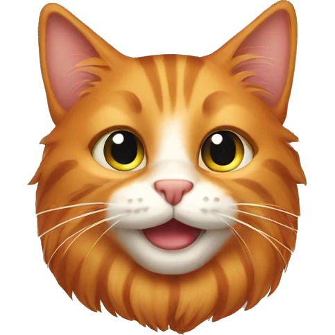 Ginger cat emoji