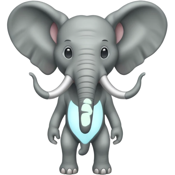 Alien elephant] full body  emoji