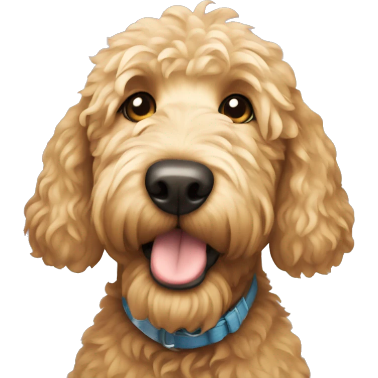 Golden doodle Dog emoji