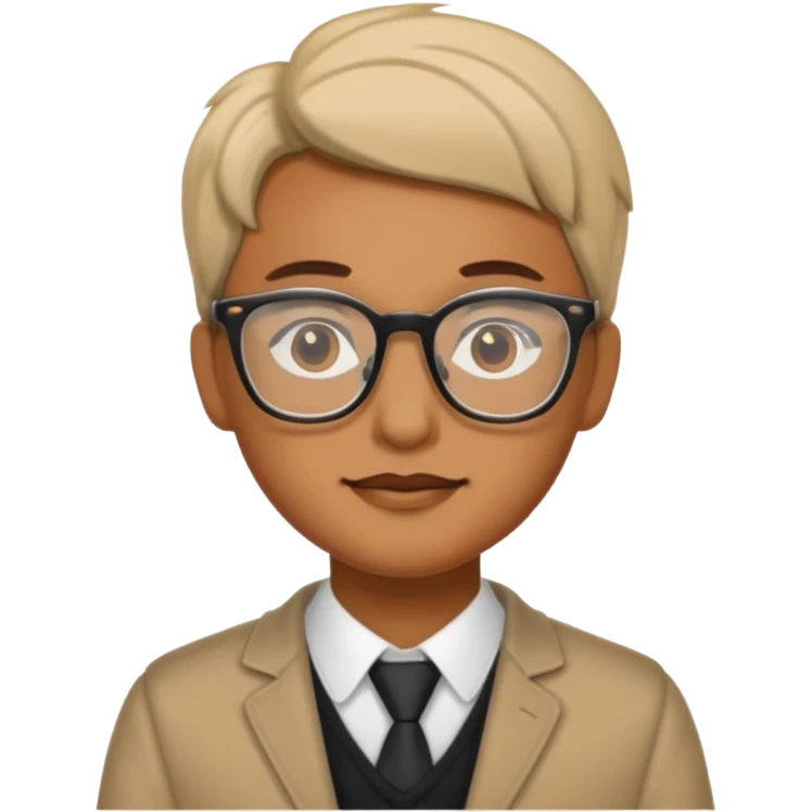 روحی که عینک زده و اکسسوری داره emoji