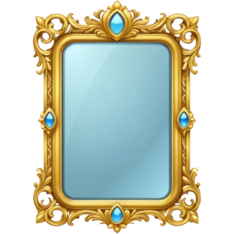 magic mirror on the wall from snow white. emoji