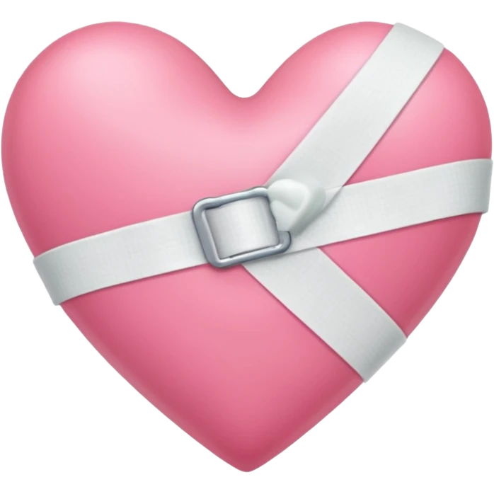 Realiza este emoji: 💗 con una venda al rededor emoji
