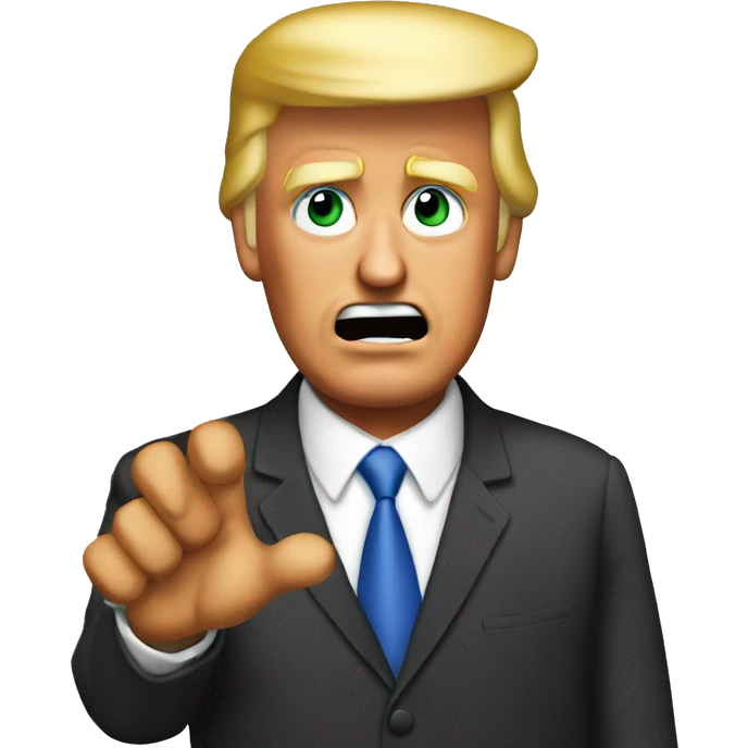 trump saying 'you are fired' emoji