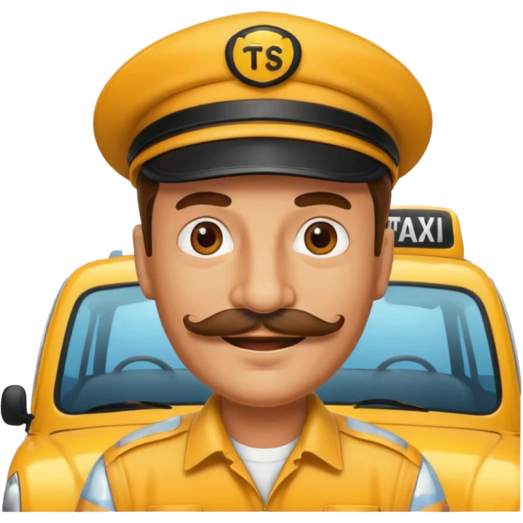  taxi driver emoji