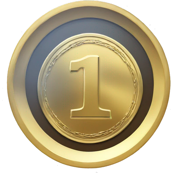 first place coin emoji