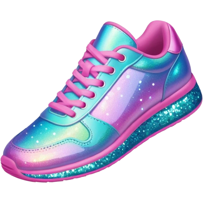 glitter sneakers emoji