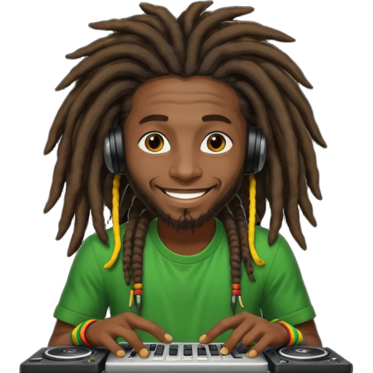 reggae dj emoji