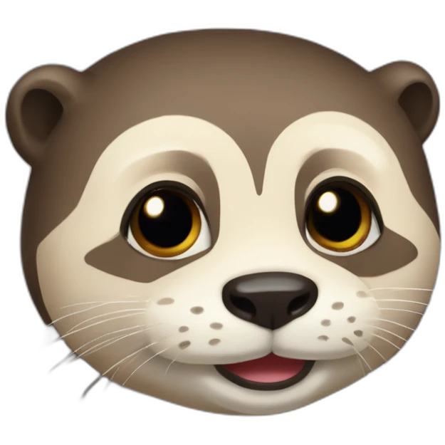 mignonne loutre bouchère emoji