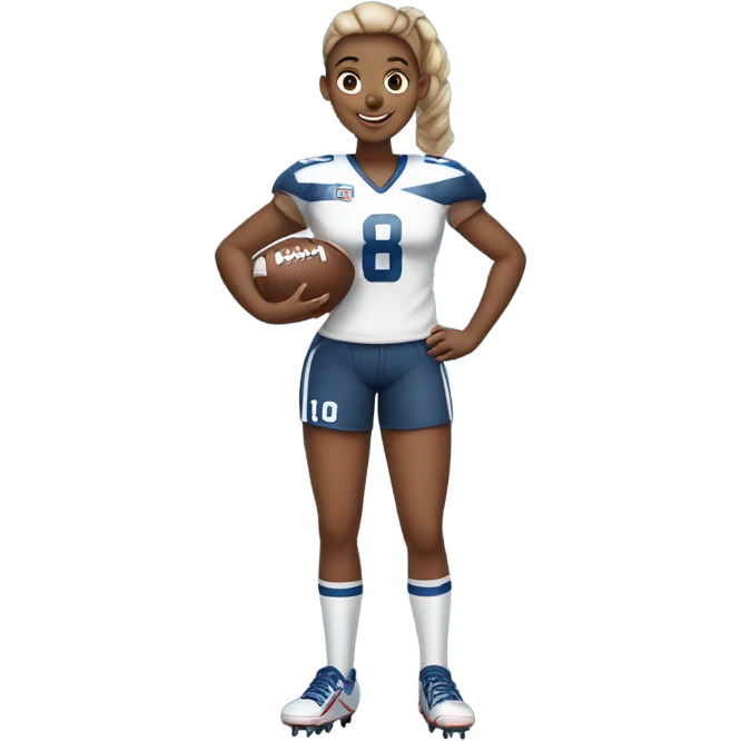 Football girl emoji