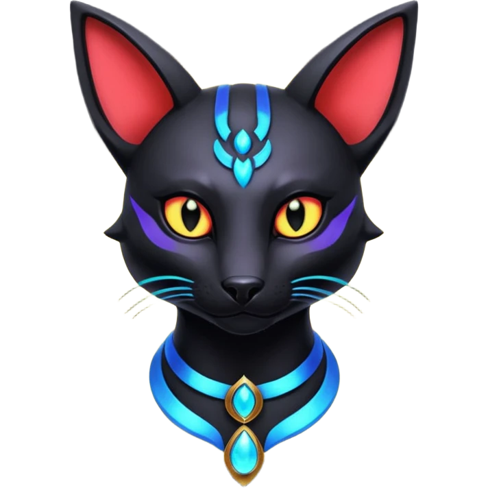 Bastet-Umbreon-Salandit-fusion emoji