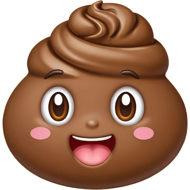 Mix poop and uwu  emoji