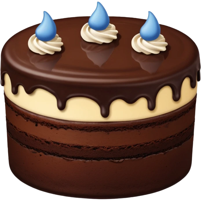 chocolate cake emoji