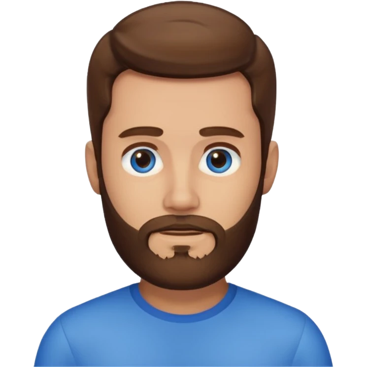 a man with sideburns beard emoji