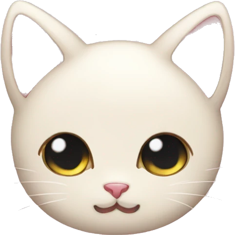 heart cat ear cute kawaii emoji