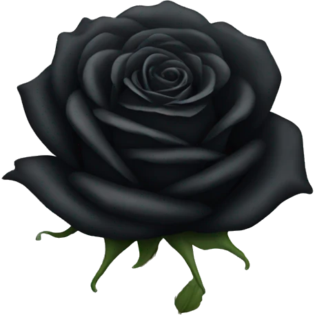 Black rose emoji