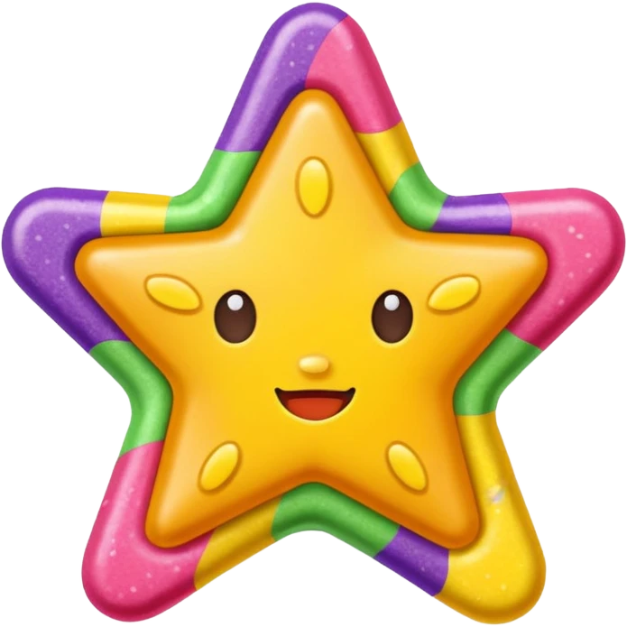 Konpeito Star Shaped Candy  emoji