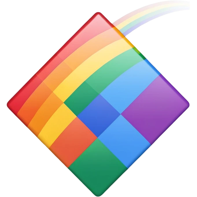 Progress pride flag emoji