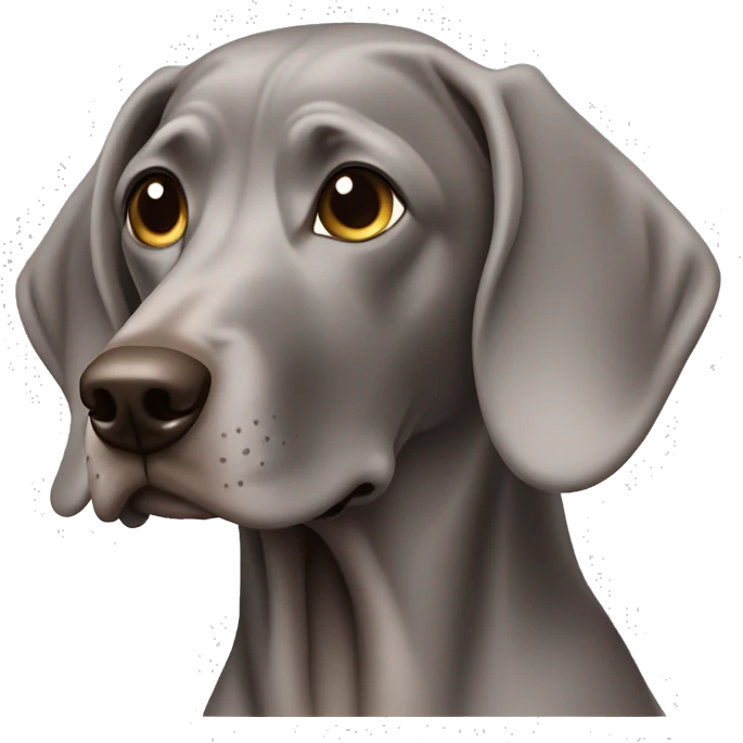 Weimaraner emoji