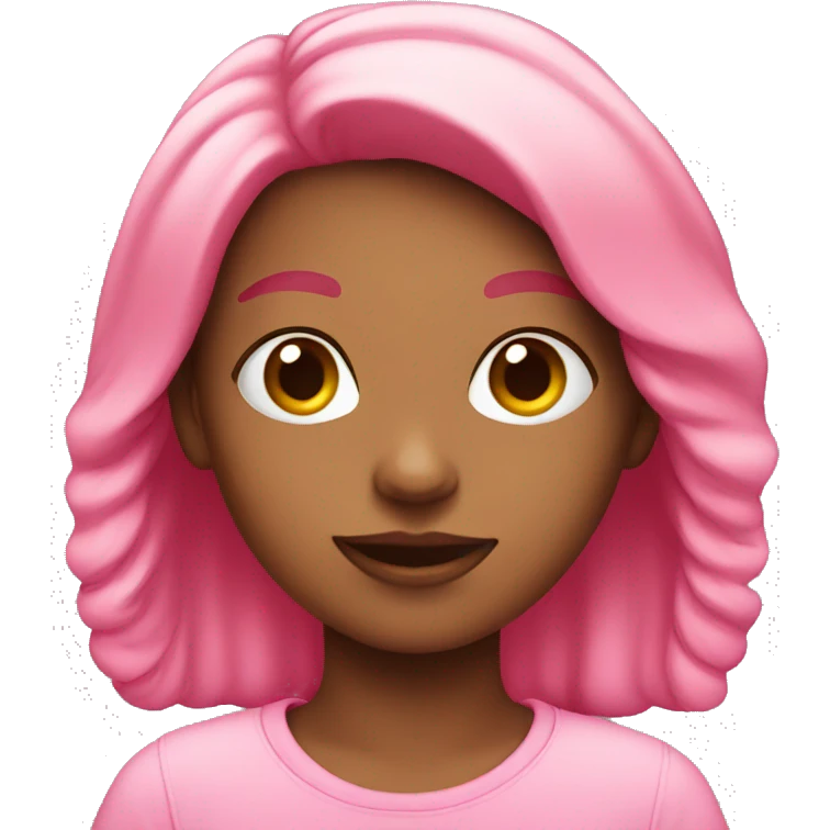 Pink girl emoji