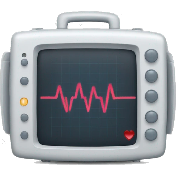 heart monitor emoji