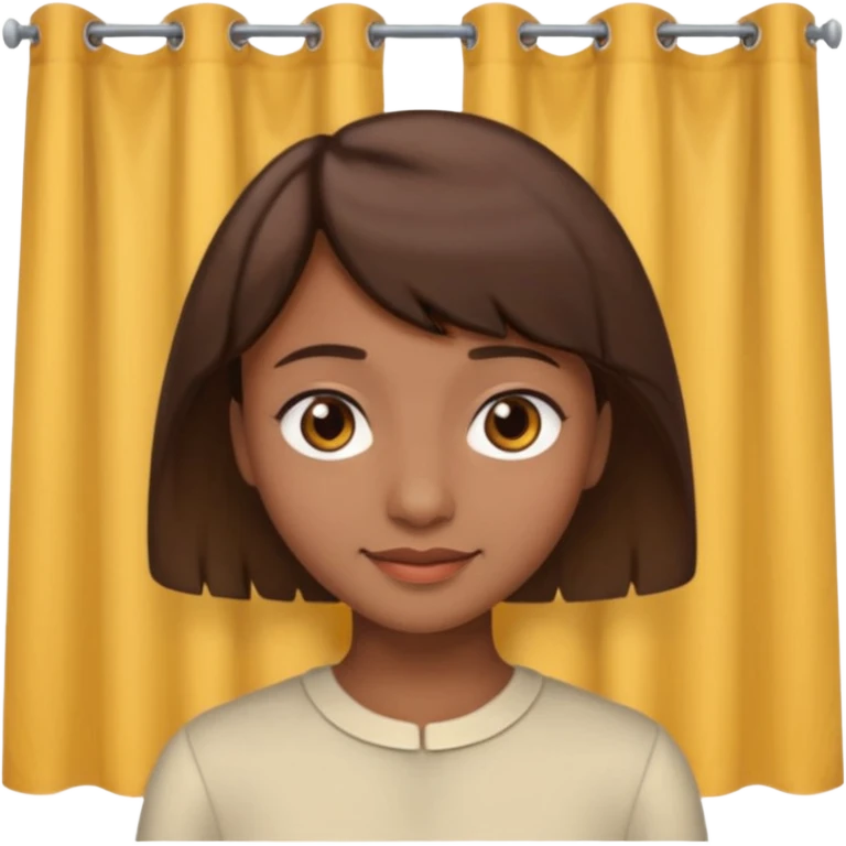 une peau brune mais pas trop de cheveux marron un peu vie avec une mèche un peu rideau mais pas trop longues des yeux marrons pas vraiment trop éclatant un beau petit sourire une peau un peu marron mais pas trop clair emoji