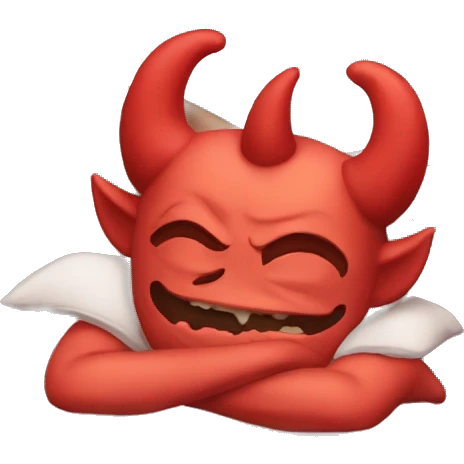 sleep devil emoji