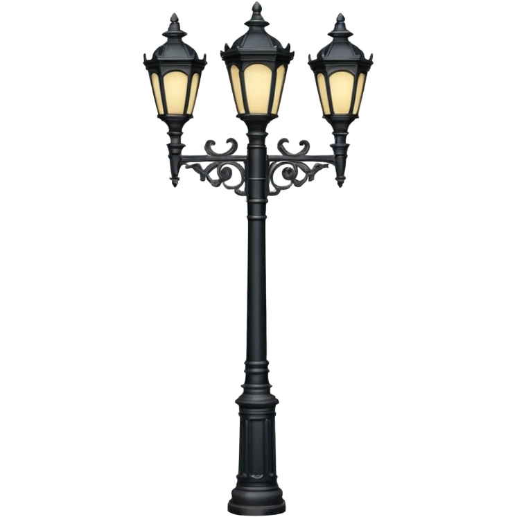 Classic street lamp post emoji