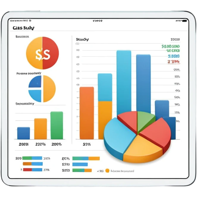 Case study slide showing impressive business results and ROI emoji