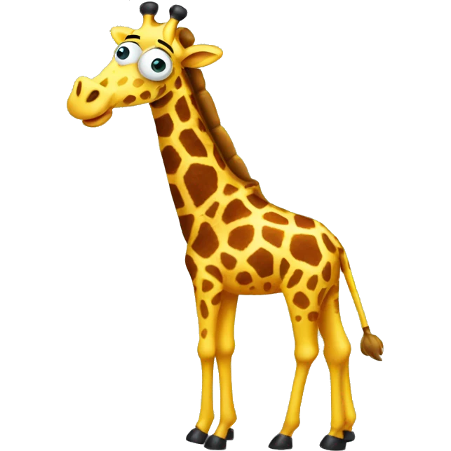 SpongeBob as a giraffe  emoji