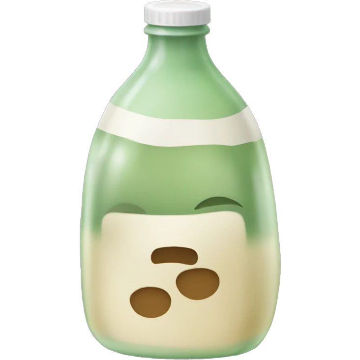 Garrafa de leite chapada emoji