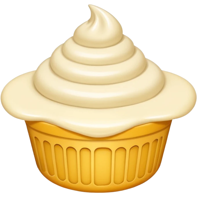 Cream withoud plate emoji