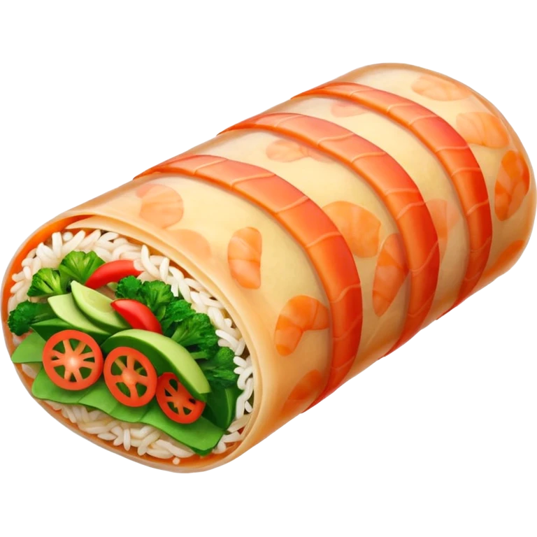 Shrimp Rice Roll emoji